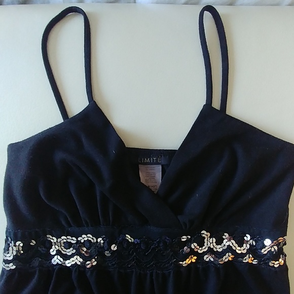 Strap blouse with sequin - Picture 2 of 4